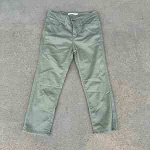 Levi's 311 Shaping Skinny Capri Women's Size 26 Olive Green Jeans